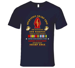 Usmc - Operation Sharp Edge - 3rd Bn, 8th Marines - W  Ndsm - Exp - No Vet X 300 T Shirt