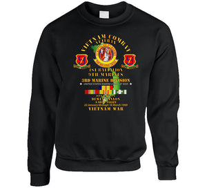 Usmc - 1st Bn 9th Marines - 3rd Mardiv - Operation Dewey Canyon W Vn Svc Hoodie