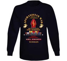 Load image into Gallery viewer, Usmc - Afghanistan War Veteran - 3rd Bn, 8th Marines - Oef - Kabul W Car Afghan Svc X 300 T Shirt
