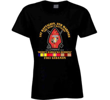 Load image into Gallery viewer, Usmc - 1st Bn, 8th Marines - Beirut Barracks Bombing W Svc T Shirt
