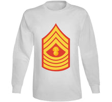 Load image into Gallery viewer, Usmc - Enlisted Insignia - E9 - Master Gunnery Sergeant (mgysgt) - Dress Blue Wo Txt X 300 T Shirt
