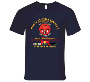 Usmc - Marine Aviation Logistics Squadron 39 - Mals 39 - Magicians - Gulf War Vet W Svc T Shirt