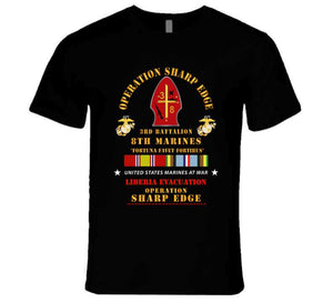 Usmc - Operation Sharp Edge - 3rd Bn, 8th Marines - W  Ndsm - Exp - No Vet X 300 T Shirt