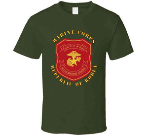 Korea - Republic Of Korea - Marine Corps Patch T Shirt, Hoodie and Premium