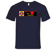 Load image into Gallery viewer, USMC - I Love My Marine T Shirt
