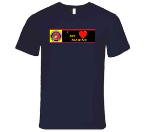 USMC - I Love My Marine T Shirt