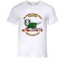 Load image into Gallery viewer, 3rd SFG DUI, Beret, Dagger - US Army - Afghanistan Ribbons T Shirt
