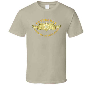 Uscg - Cutterman Badge - Officer - Gold T Shirt