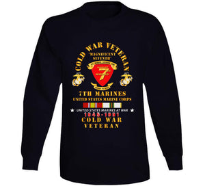 Usmc - Cold War Vet - 7th Marines W Cold Svc X 300 T Shirt