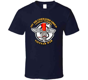 Usaf -1st Air Commando Group - Vietnam War  With Txt T Shirt