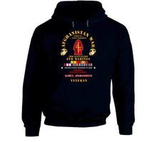 Load image into Gallery viewer, Usmc - Afghanistan War Veteran - 3rd Bn, 8th Marines - Oef - Kabul W Car Afghan Svc X 300 T Shirt
