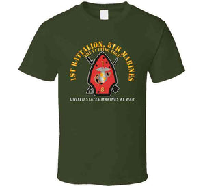 Usmc - 1st Bn, 8th Marines - The Cutting Edge - Marines At War X 300 Crewneck Sweatshirt