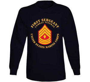 Usmc - First Sergeant - Combat Veteran X 300 T Shirt