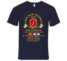 Load image into Gallery viewer, Usmc - Cold War Vet - 9th Marines W Cold Svc X 300 T Shirt
