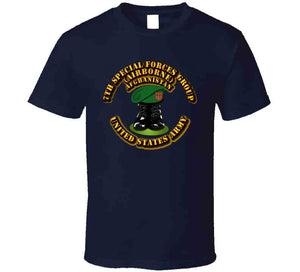 SOF - 7th SFG - Boots and Beret - Afghanistan T Shirt