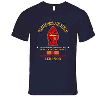 Load image into Gallery viewer, Usmc - 3rd Bn, 8th Marines - Peace Keeping - Lebanon 1983 W Svc X 300 T Shirt
