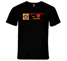 Load image into Gallery viewer, USMC - I Love My Marine T Shirt
