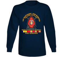 Load image into Gallery viewer, Usmc - 1st Bn, 8th Marines - Beirut Barracks Bombing W Svc T Shirt
