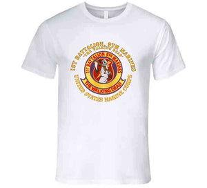 Usmc - 1st Bn 9th Marines - The Walking Dead T Shirt