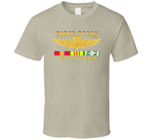 Load image into Gallery viewer, USMC - Force Recon (on fire), Vietnam Veteran, with Vietnam Service Ribbons - T Shirt, Premium and Hoodie
