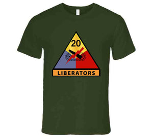 Army - 20th Armored Division, Liberators without Text - T Shirt, Premium and Hoodie