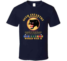 Load image into Gallery viewer, Army - 66th Infantry Div - Black Panther Div - Wwii W Ss Leopoldville W Eu Svc Long Sleeve T Shirt
