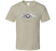 Load image into Gallery viewer, Uscg - Cutterman Badge - Enlisted - Silver T Shirt
