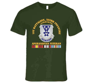 Army - 1st Bn 503rd Infantry - Afghanistan Veteran X 300 T Shirt