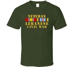 Usmc - Veteran Lebanese Civil War W  Exp Svc T Shirt