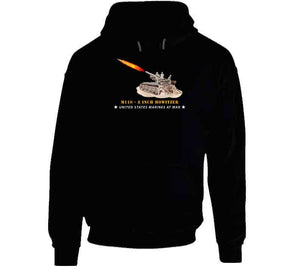 Usmc - M110 - 8 Inch - Crew Firing - Usmc At War - V1 T Shirt, Hoodie and Premium