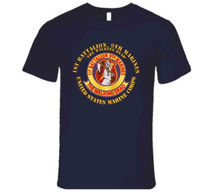 Usmc - 1st Bn 9th Marines - The Walking Dead T Shirt