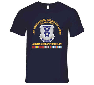 Army - 1st Bn 503rd Infantry - Afghanistan Veteran X 300 T Shirt