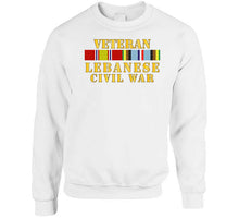 Load image into Gallery viewer, Usmc - Veteran Lebanese Civil War W  Exp Svc T Shirt
