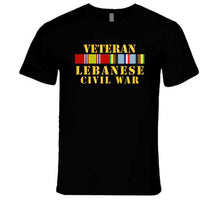 Load image into Gallery viewer, Usmc - Veteran Lebanese Civil War W  Exp Svc T Shirt
