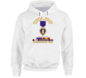 Purple Heart - Wia W Afghanistan Svc W Purple Heart Ribbon T Shirt