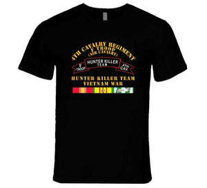 Army - F Troop, 4th Cavalry, Hunter Killer Team, Vietnam War with Vietnam Service Ribbons - T Shirt, Premium and Hoodie