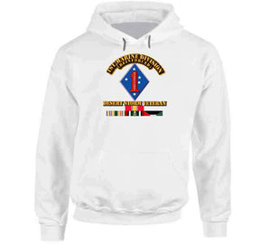 USMC - 1st Marine Division, Desert Storm Veteran - T Shirt, Hoodie, and Premium