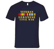 Load image into Gallery viewer, Usmc - Veteran Lebanese Civil War W  Exp Svc T Shirt
