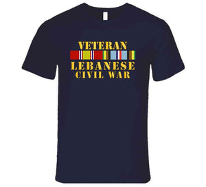 Usmc - Veteran Lebanese Civil War W  Exp Svc T Shirt