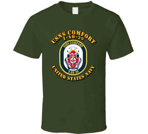 Navy - USNS Comfort (T-AH-20) Crest Classic T Shirt