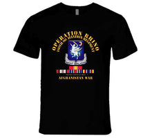 Load image into Gallery viewer, Special Operations Forces - Operation Rhino - Afghanistan - 160th Special Operations Aviation Regiment  With Service Ribbon T Shirt, Premium &amp; Hoodie
