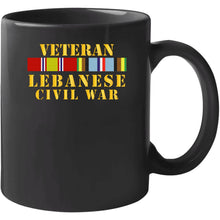 Load image into Gallery viewer, Usmc - Veteran Lebanese Civil War W  Exp Svc T Shirt
