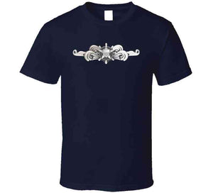 USCG - Cutterman Badge (Enlisted) Silver T Shirt,Premium and Hoodie