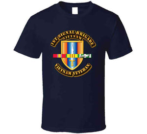 1st Signal Brigade with Vietnam Service Ribbons - T Shirt, Premium and Hoodie