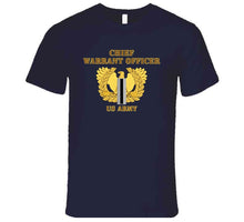 Load image into Gallery viewer, Army - Emblem - Warrant Officer 5 - Cw5 W Eagle - Us Army - T Shirt
