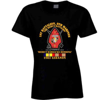 Load image into Gallery viewer, Usmc - 1st Bn, 8th Marines - Beirut Barracks Bombing W Svc Wo Ndsm Long Sleeve T Shirt
