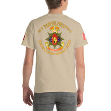 Load image into Gallery viewer, 3rd Battalion, 8th Marines - Peace Keeping - Lebanon 1984 with Armed Forces Expeditionary Ribbon - Short Sleeve T-Shirt
