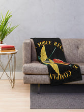 Load image into Gallery viewer, USMC - 1st Force Recon Company wo FMF PAC - BckGrd Throw Blanket
